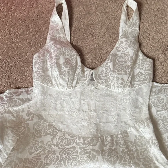 White Mini Dress - Picture 2 of 5